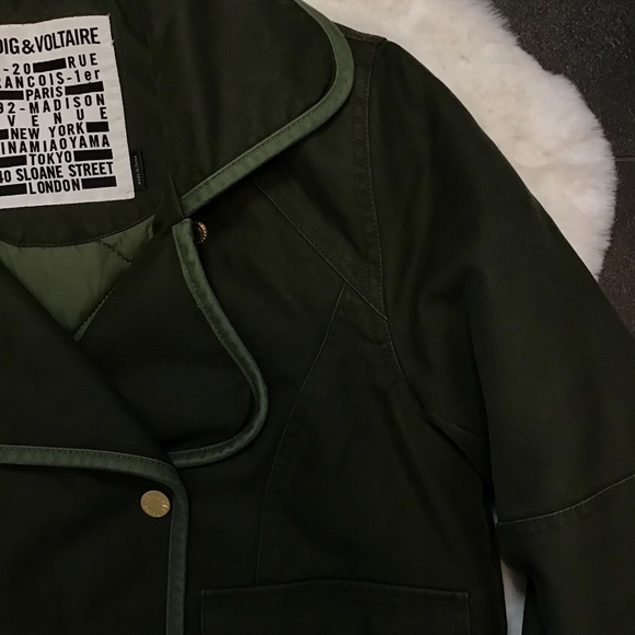 Zadig & Voltaire Kawa Padded Moto Jacket - Picture 13 of 16